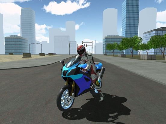Motorbike Driving Simulator 3D game screenshot
