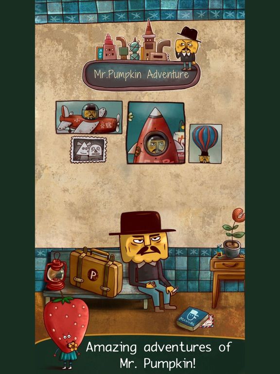 Mr. Pumpkin Adventure HD game screenshot