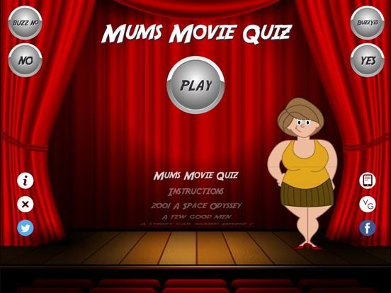 Mums Movie Quiz game screenshot