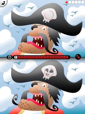 My first find the differences game: Pirates