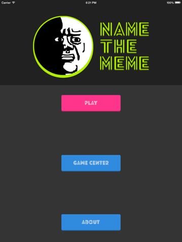 Name The Meme game screenshot