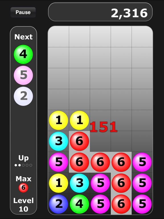 Numbers Addict game screenshot