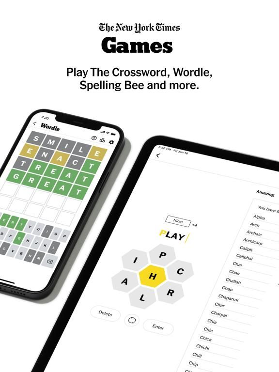 NYTimes Crosswords game screenshot