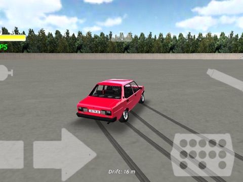 Old Car Drift 3D game screenshot