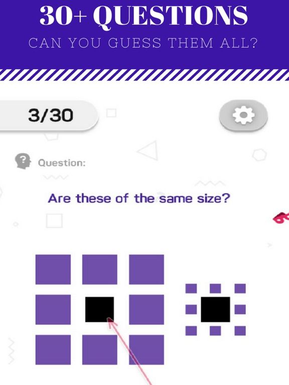 Optical Quiz game screenshot