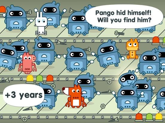 Pango Hide and seek game screenshot