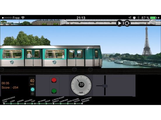 Paris Metro Simulator game screenshot