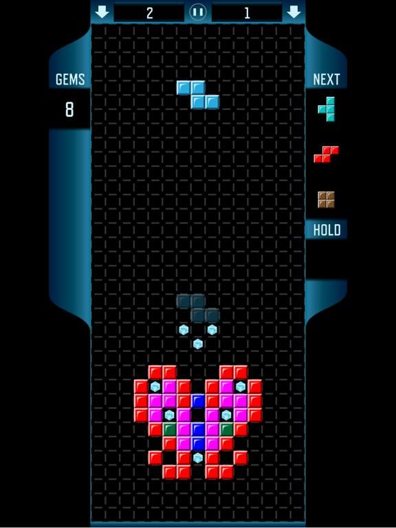 Pentix : warning very addictive puzzle with twist for falling tetris fans game screenshot