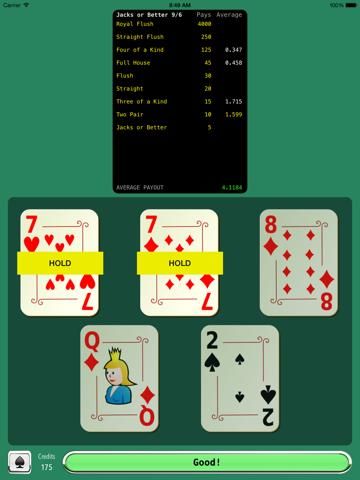 Perfect Video Poker plus Watch