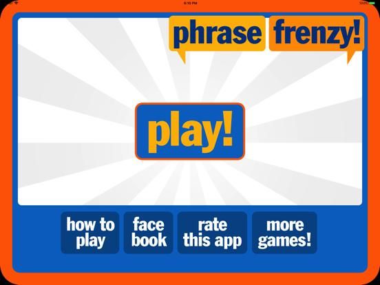 Phrase Frenzy game screenshot