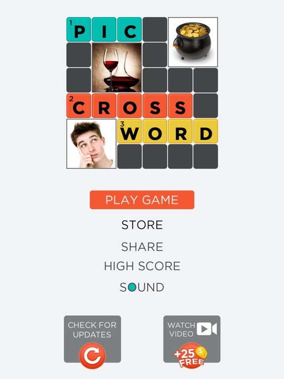 Pic Crossword game screenshot