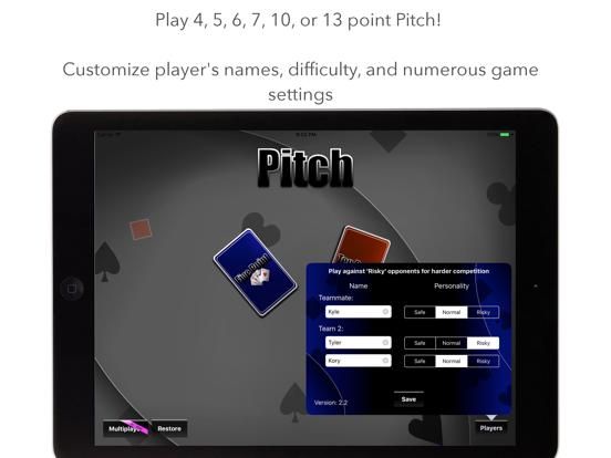 Pitch game screenshot