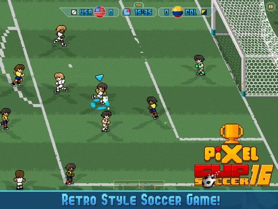 Pixel Cup Soccer 16 game screenshot