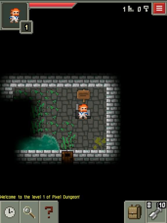 Pixel Dungeon game screenshot