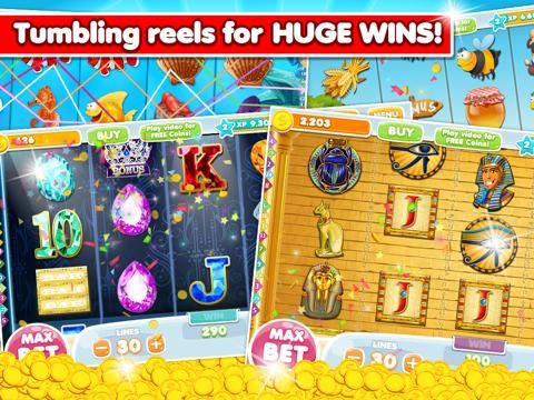 Pocket Slots Cascade featuring Tumbling Reels