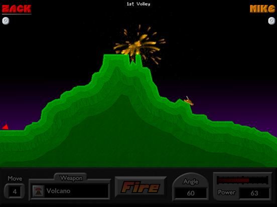 Pocket Tanks Deluxe game screenshot