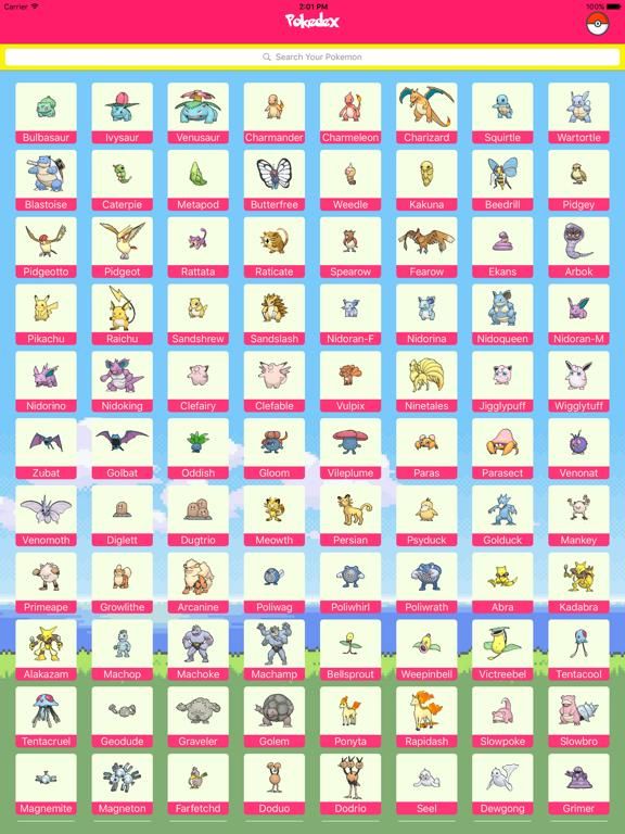 Pokedex for Pokemon Go
