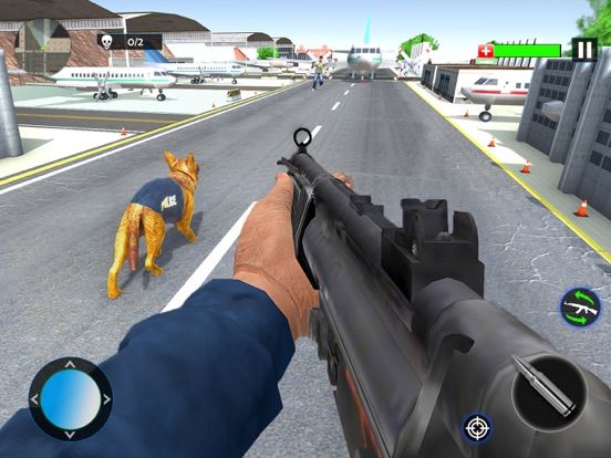 Police Dog Airport Criminal Chase 3D
