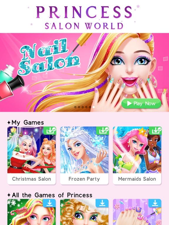 Princess Salon game screenshot