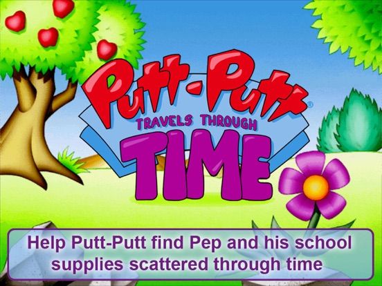 Putt-Putt Travels Through Time game screenshot