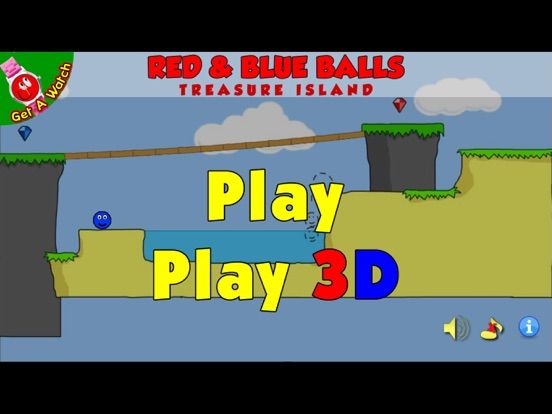 Red And Blue Balls game screenshot