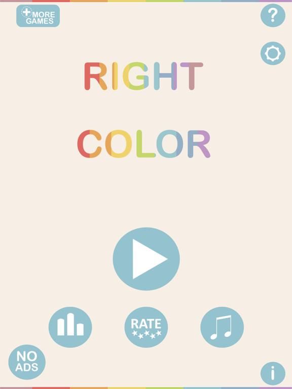 Right Color Hit game screenshot