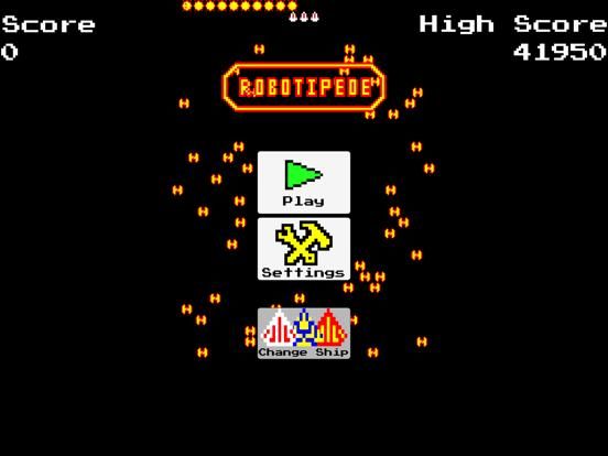 Robotipede game screenshot