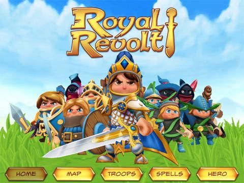 Royal Revolt game screenshot
