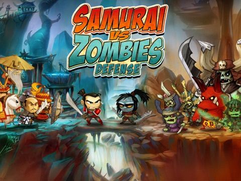 Samurai vs Zombies Defense game screenshot
