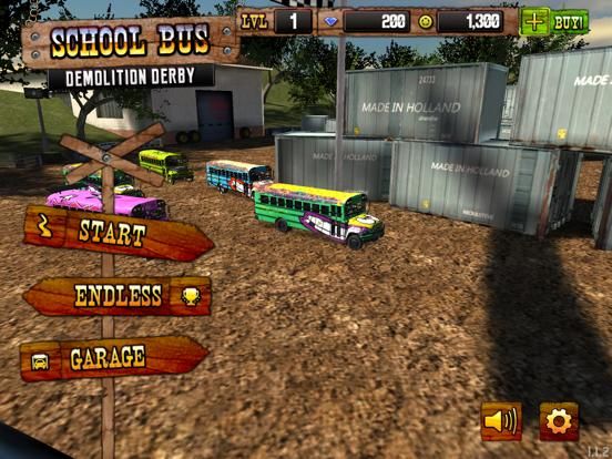 School Bus Demolition Derby