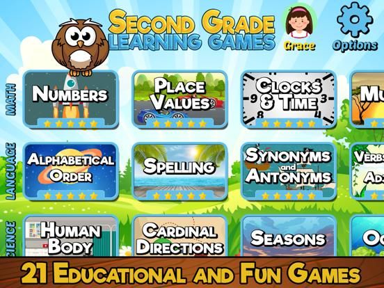 Second Grade Learning Games game screenshot