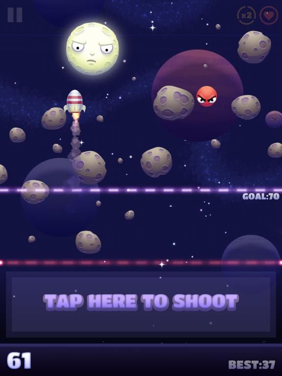 Shoot The Moon game screenshot