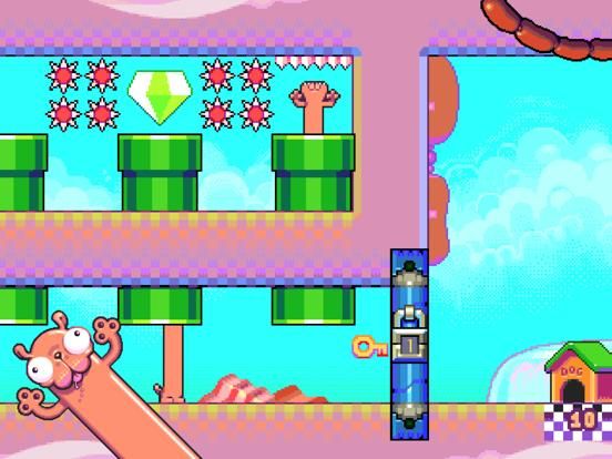 Silly Sausage in Meat Land game screenshot
