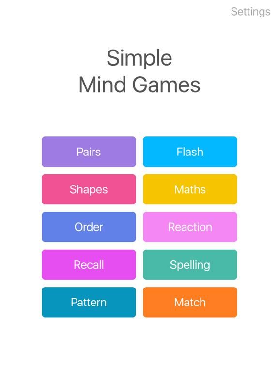 Simple Mind Games game screenshot