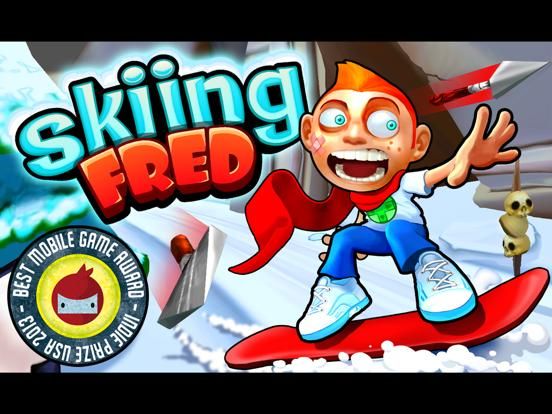 Skiing Fred