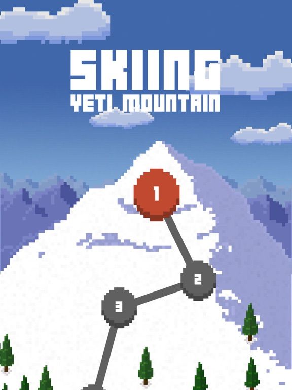 Skiing Yeti Mountain game screenshot