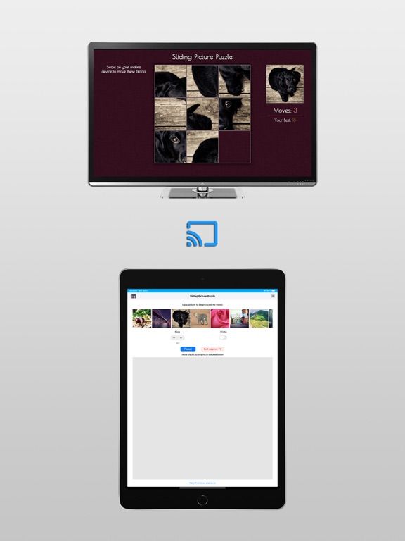 Sliding Picture Puzzle for Chromecast game screenshot