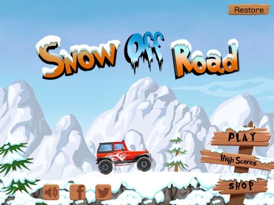 Snow Off Road Free game screenshot