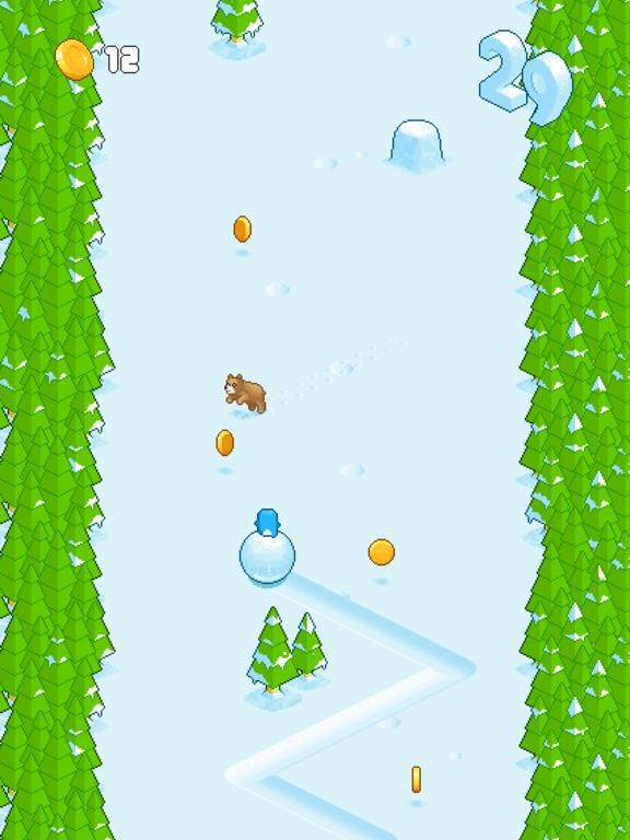 Snow Roll game screenshot