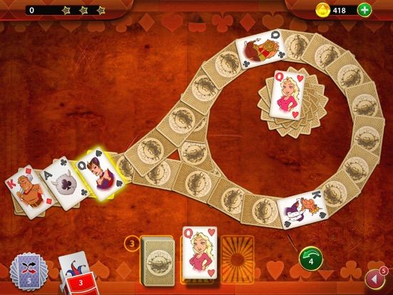 Solitaire Perfect Match game screenshot
