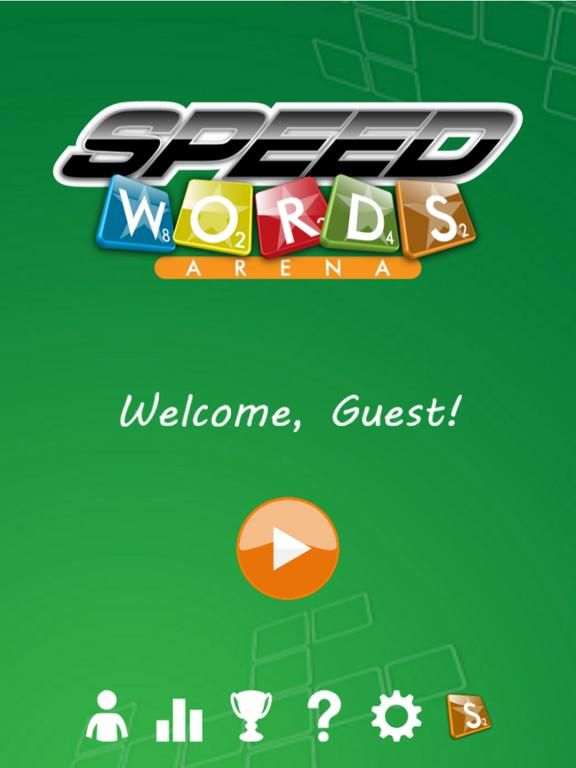 SpeedWords Arena game screenshot