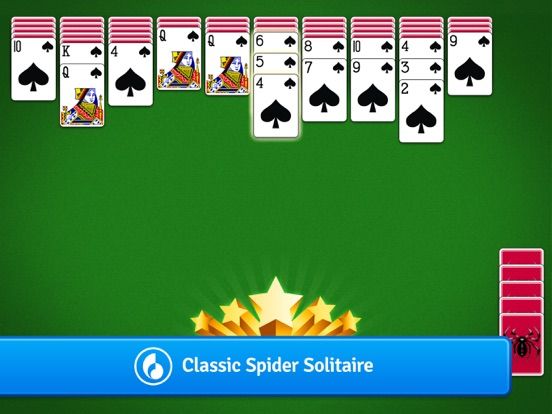 Spider Solitaire by MobilityWare game screenshot