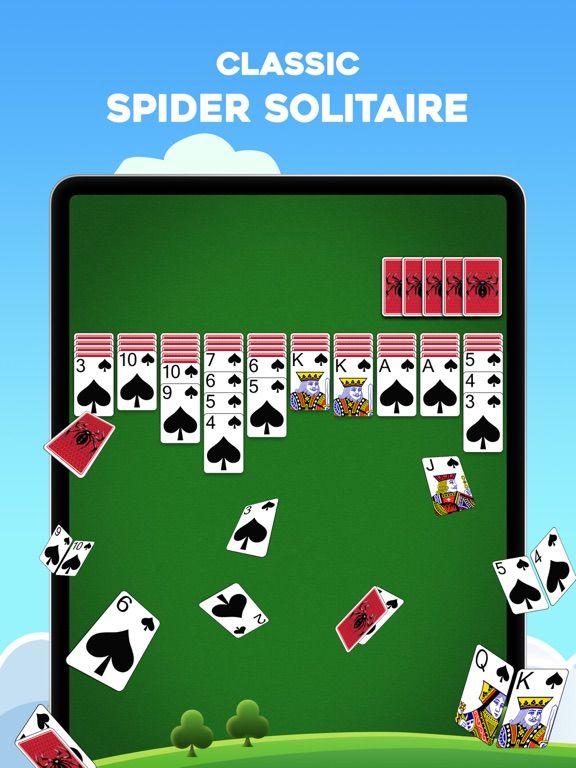 Spider Solitaire Free by MobilityWare game screenshot