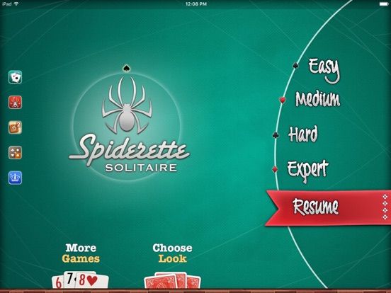 ▻Spiderette Solitaire game screenshot