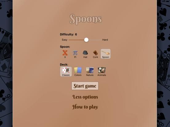 Spoons Card Game game screenshot