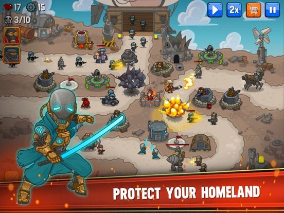 Steampunk Defense game screenshot