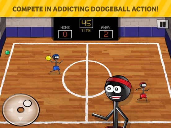 Stickman 1-on-1 Dodgeball