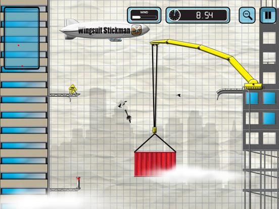 Stickman Base Jumper game screenshot