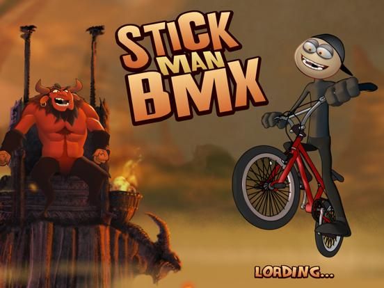 Stickman BMX Free game screenshot