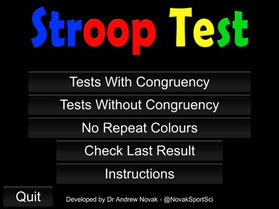 Stroop Test for Research and Teaching